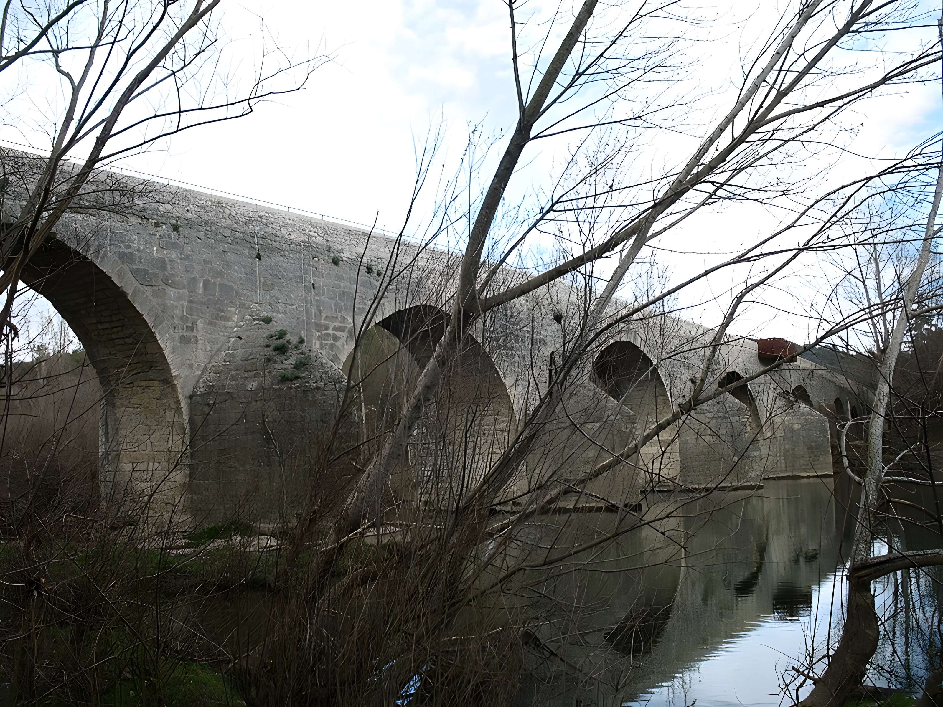 Pont Charles-Martel sur la Cèze à La Roque-sur-Cèze