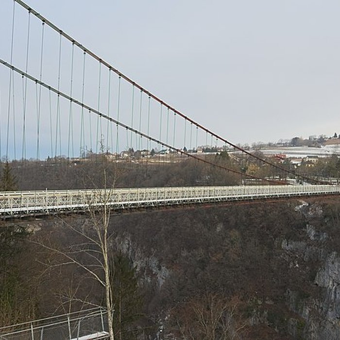 Photo de Pont suspendu de la Caille également sur commune dAllonzier-la-Caille