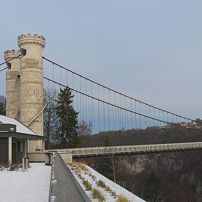 Photo de Pont suspendu de la Caille également sur commune dAllonzier-la-Caille
