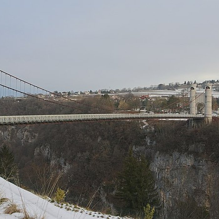 Photo de Pont suspendu de la Caille également sur commune dAllonzier-la-Caille