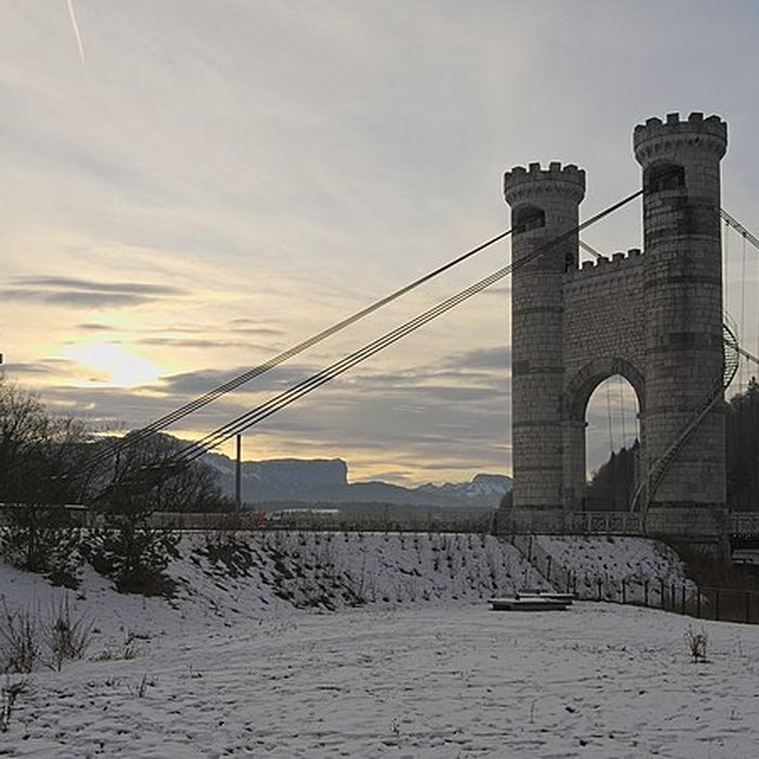 Photo de Pont suspendu de la Caille également sur commune dAllonzier-la-Caille