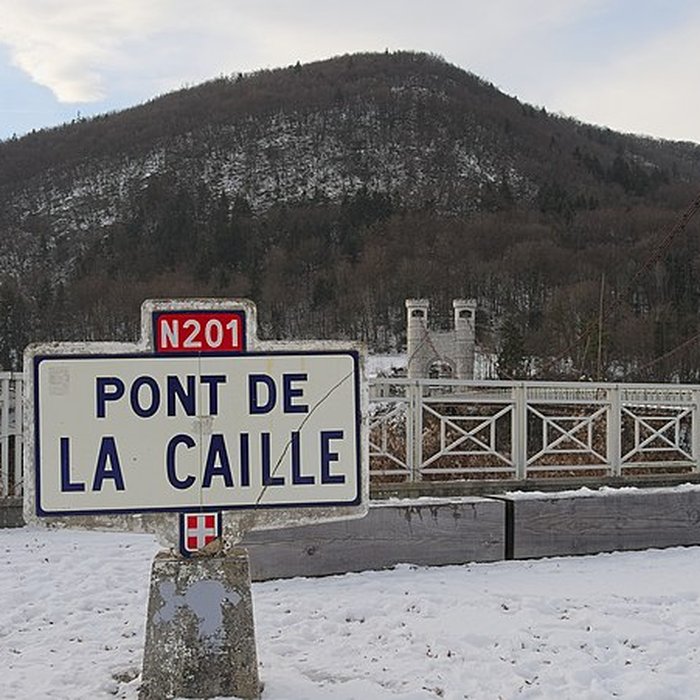 Photo de Pont suspendu de la Caille également sur commune dAllonzier-la-Caille