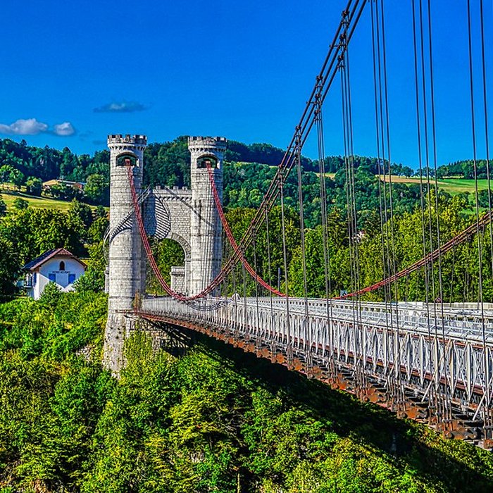Photo de Pont suspendu de la Caille également sur commune dAllonzier-la-Caille