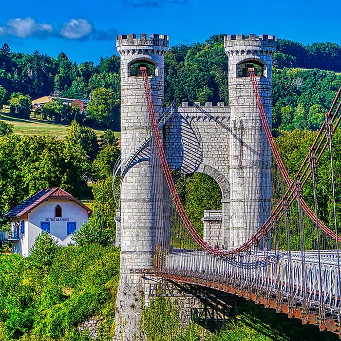 Photo de Pont suspendu de la Caille également sur commune dAllonzier-la-Caille
