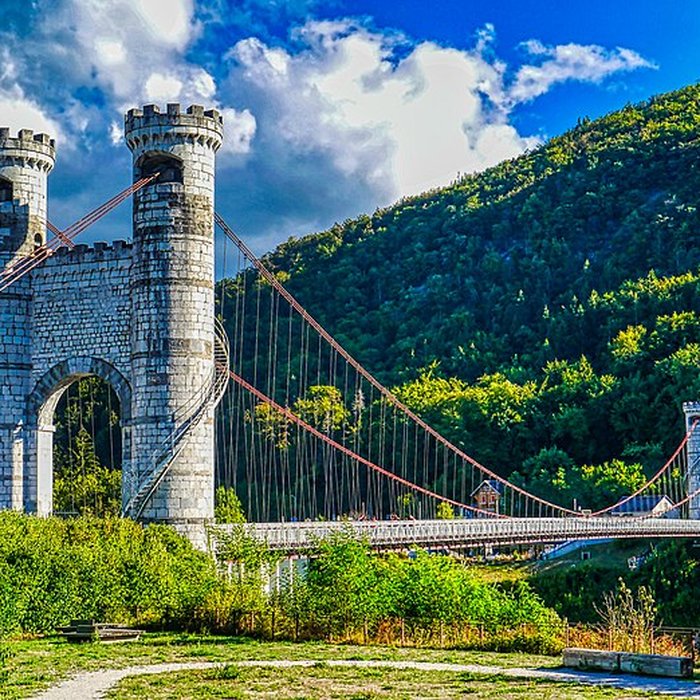 Photo de Pont suspendu de la Caille également sur commune dAllonzier-la-Caille