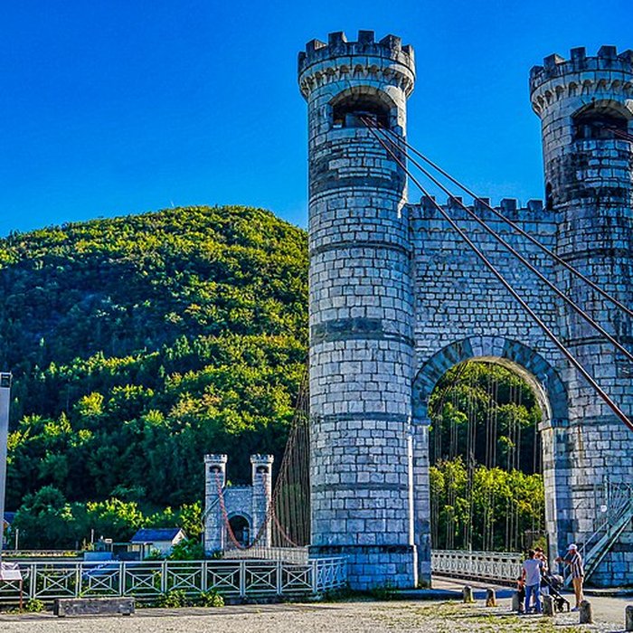 Photo de Pont suspendu de la Caille également sur commune dAllonzier-la-Caille