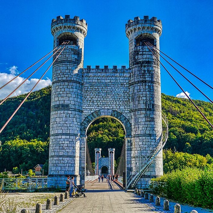 Photo de Pont suspendu de la Caille également sur commune dAllonzier-la-Caille