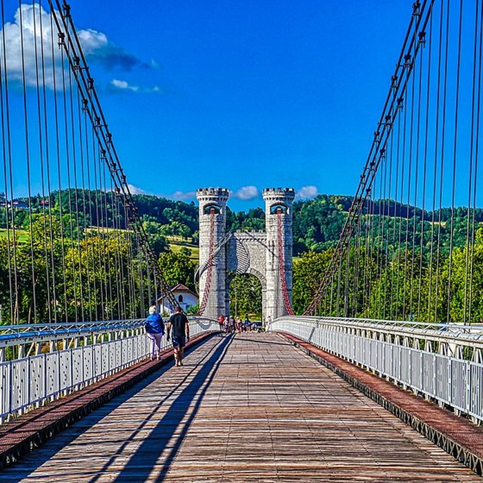 Photo de Pont suspendu de la Caille également sur commune dAllonzier-la-Caille