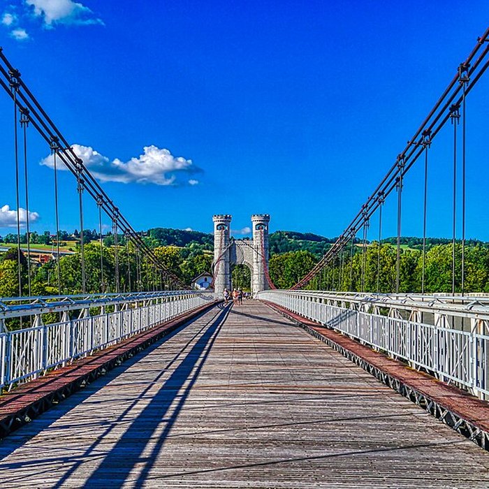Photo de Pont suspendu de la Caille également sur commune dAllonzier-la-Caille