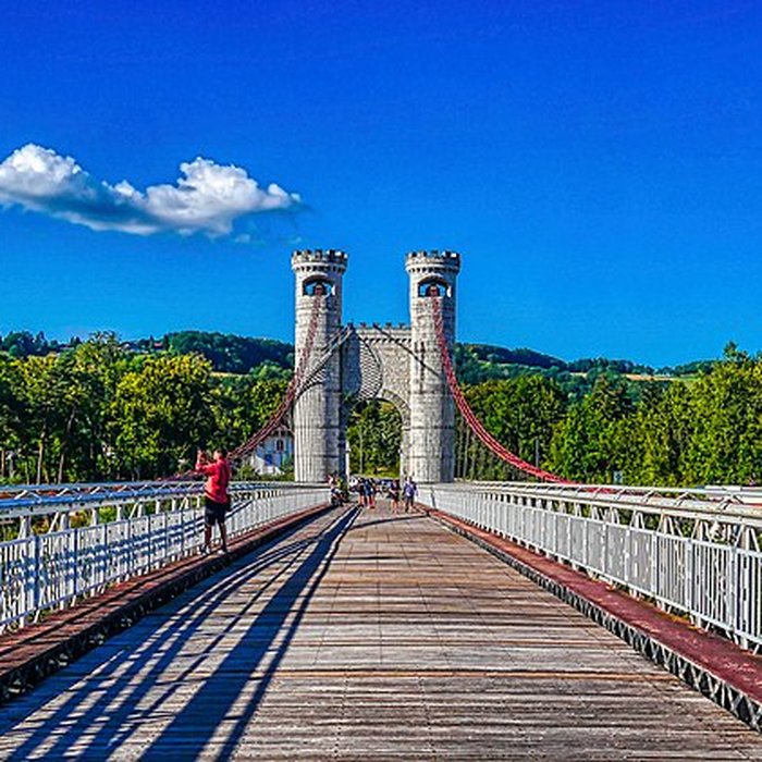 Photo de Pont suspendu de la Caille également sur commune dAllonzier-la-Caille