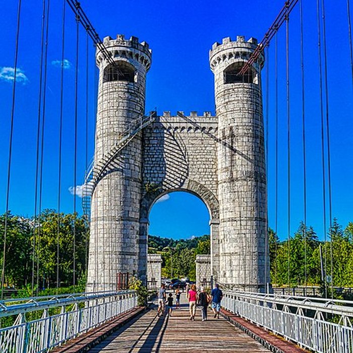 Photo de Pont suspendu de la Caille également sur commune dAllonzier-la-Caille