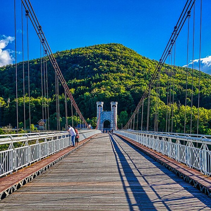 Photo de Pont suspendu de la Caille également sur commune dAllonzier-la-Caille
