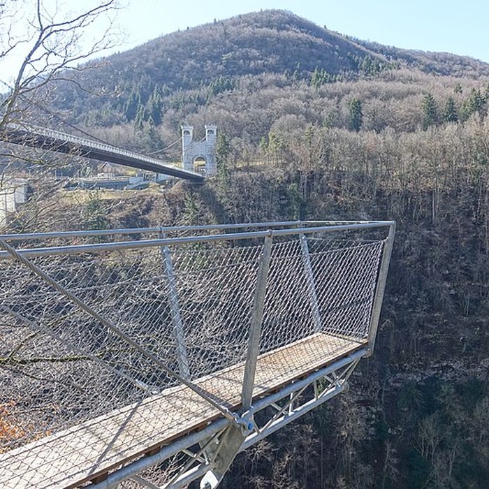 Photo de Pont suspendu de la Caille également sur commune dAllonzier-la-Caille