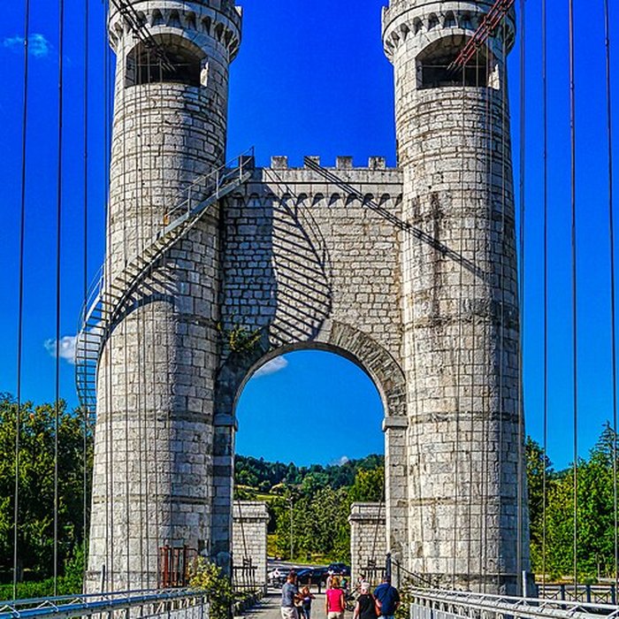 Photo de Pont suspendu de la Caille également sur commune dAllonzier-la-Caille