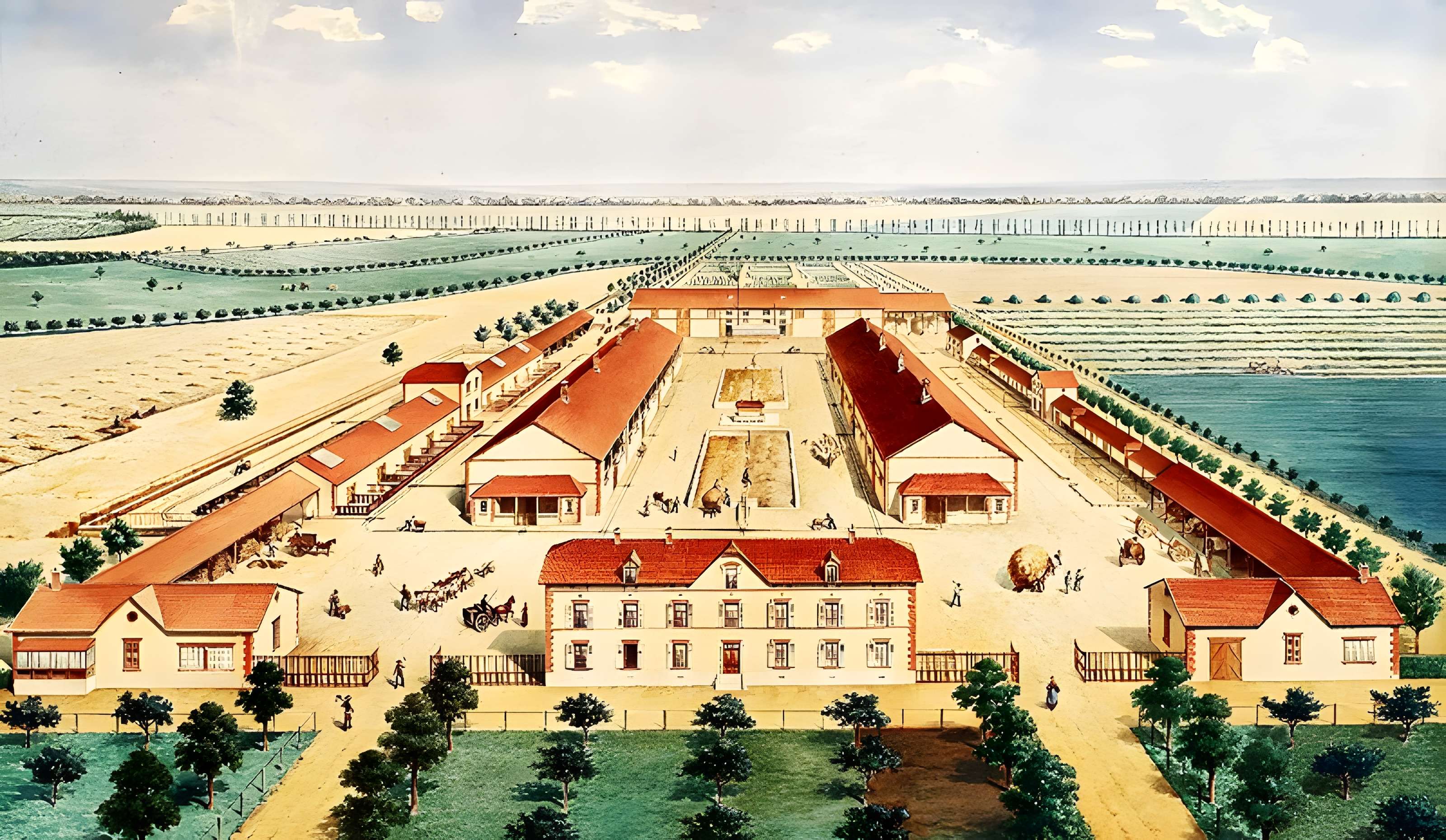 Domaine de la Donneterie et Ferme industrielle de Platé (également sur commune de Neuvy-le-Roi)