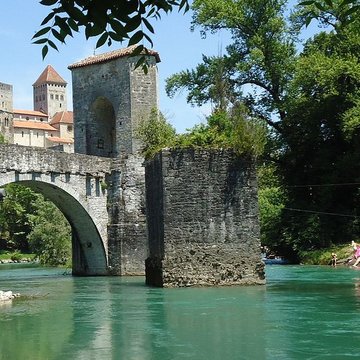 Pont de la Légende à Sauveterre-de-Béarn