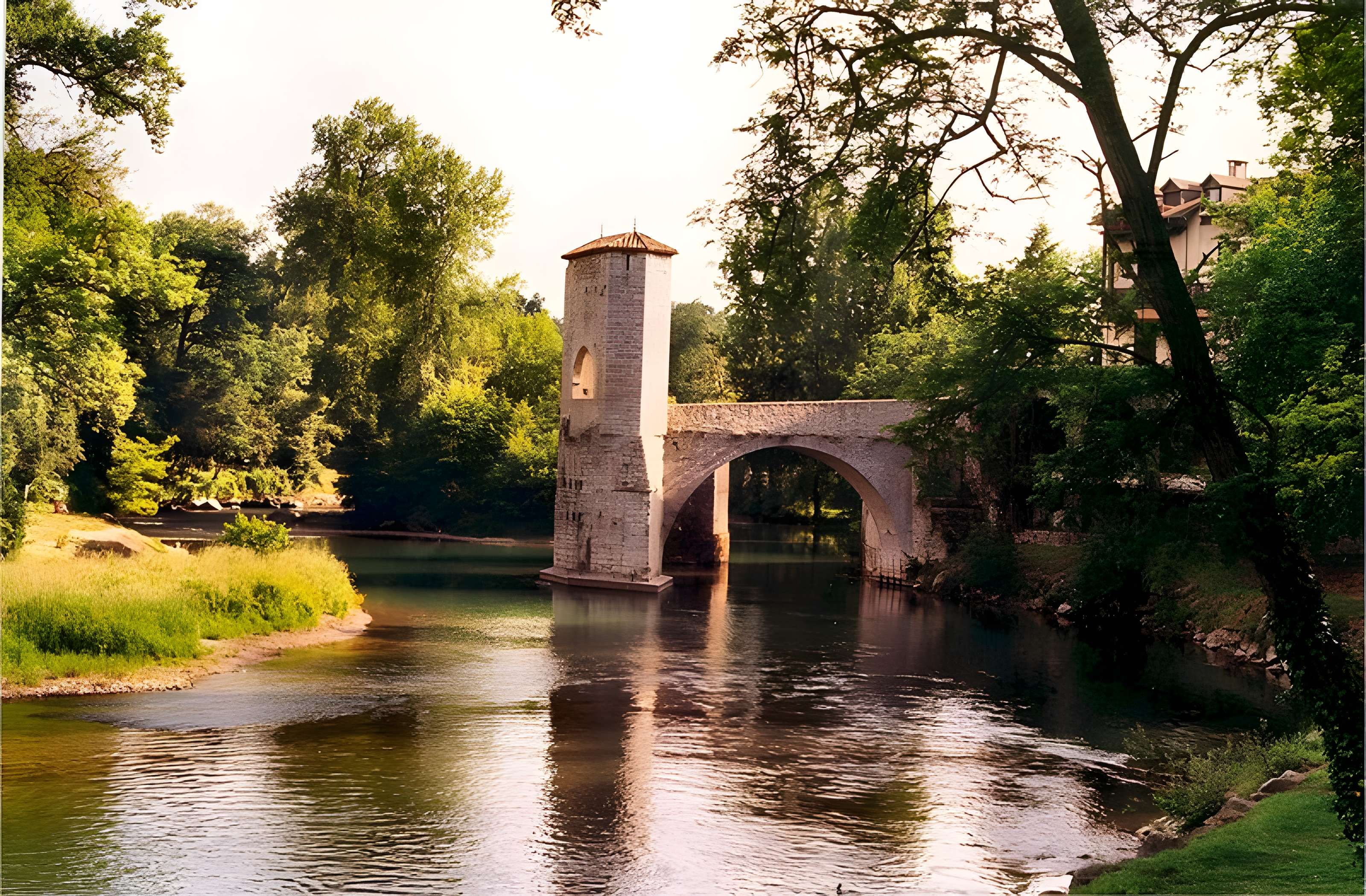 Pont de la Légende à Sauveterre-de-Béarn