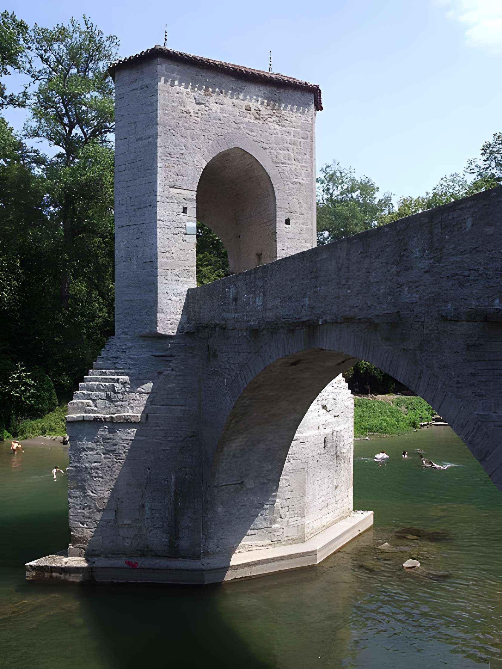 Pont de la Légende à Sauveterre-de-Béarn 