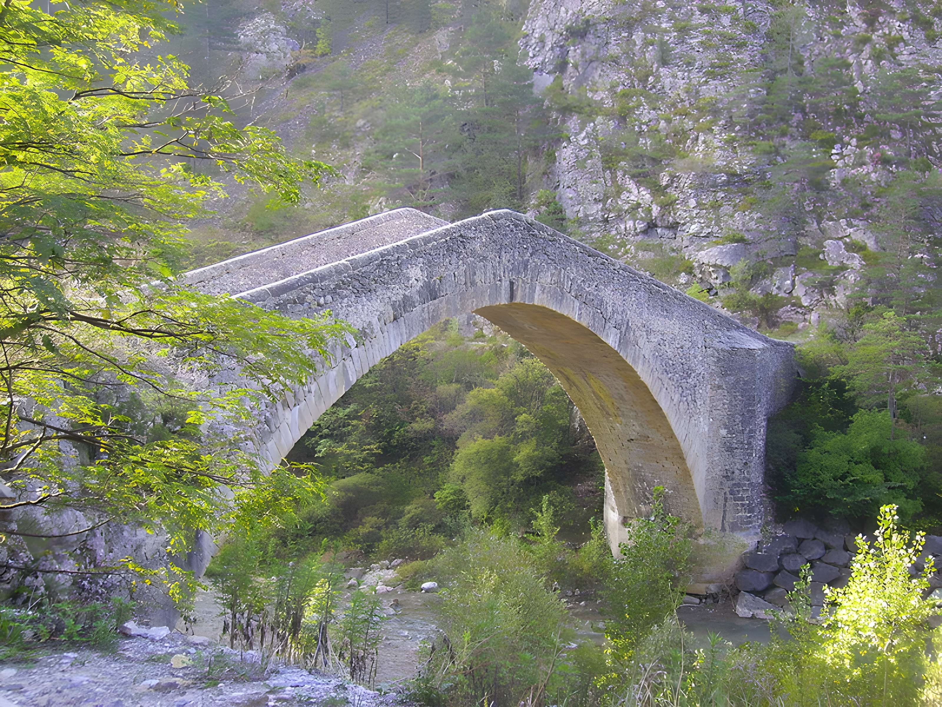 Pont de la Reine Jeanne à Saint-Benoît