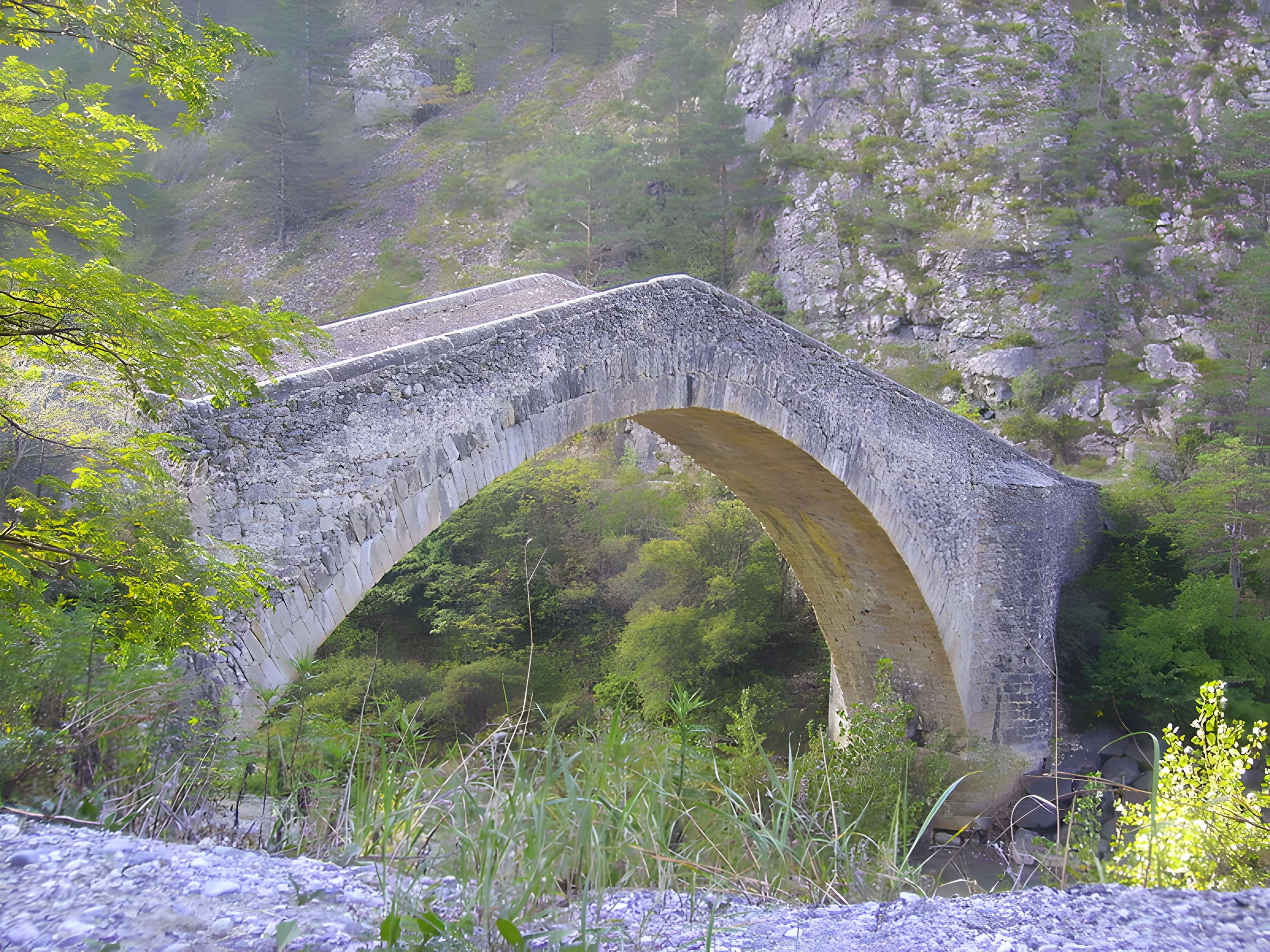 Pont de la Reine Jeanne à Saint-Benoît