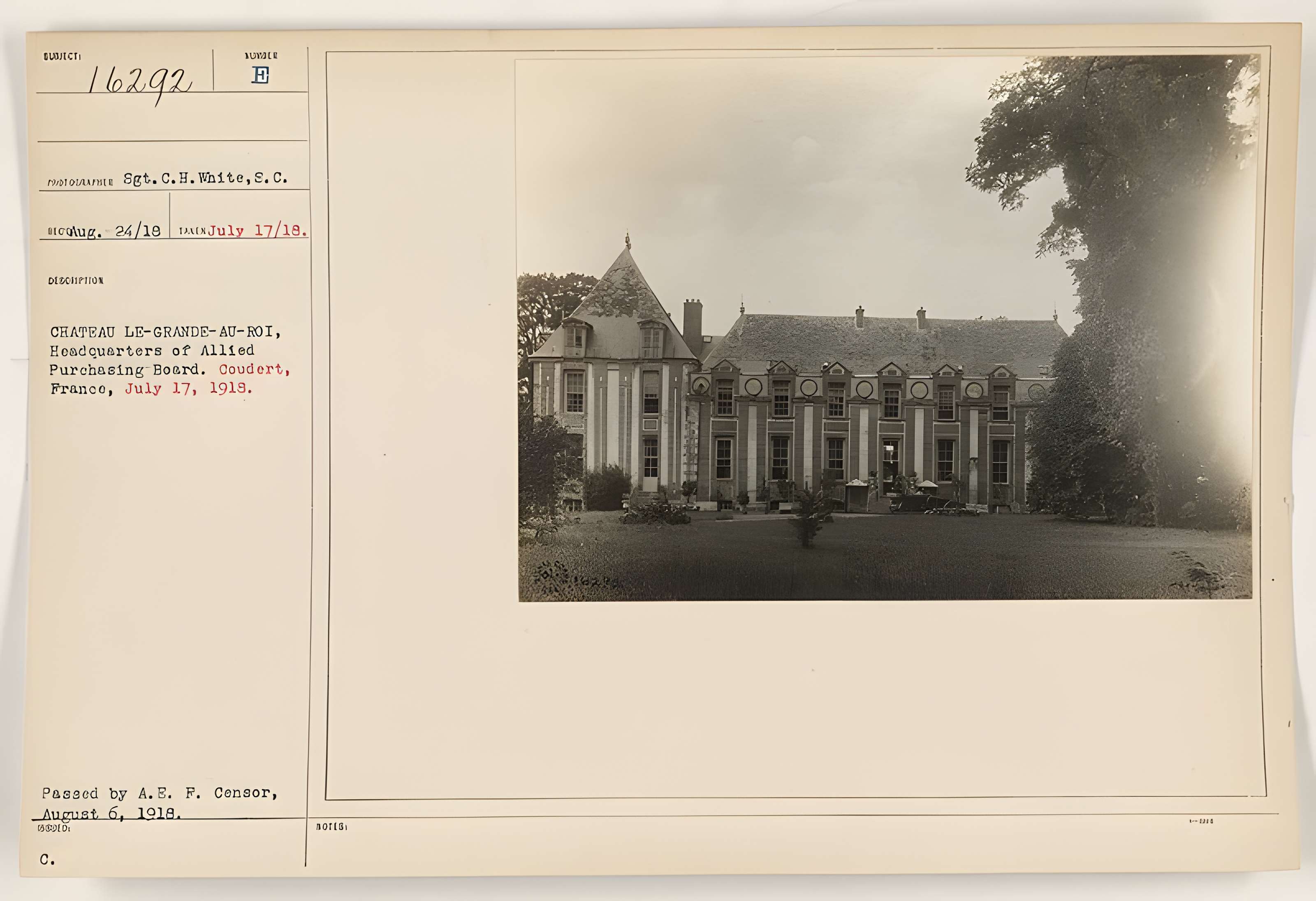 Château de la Grange-le-Roi