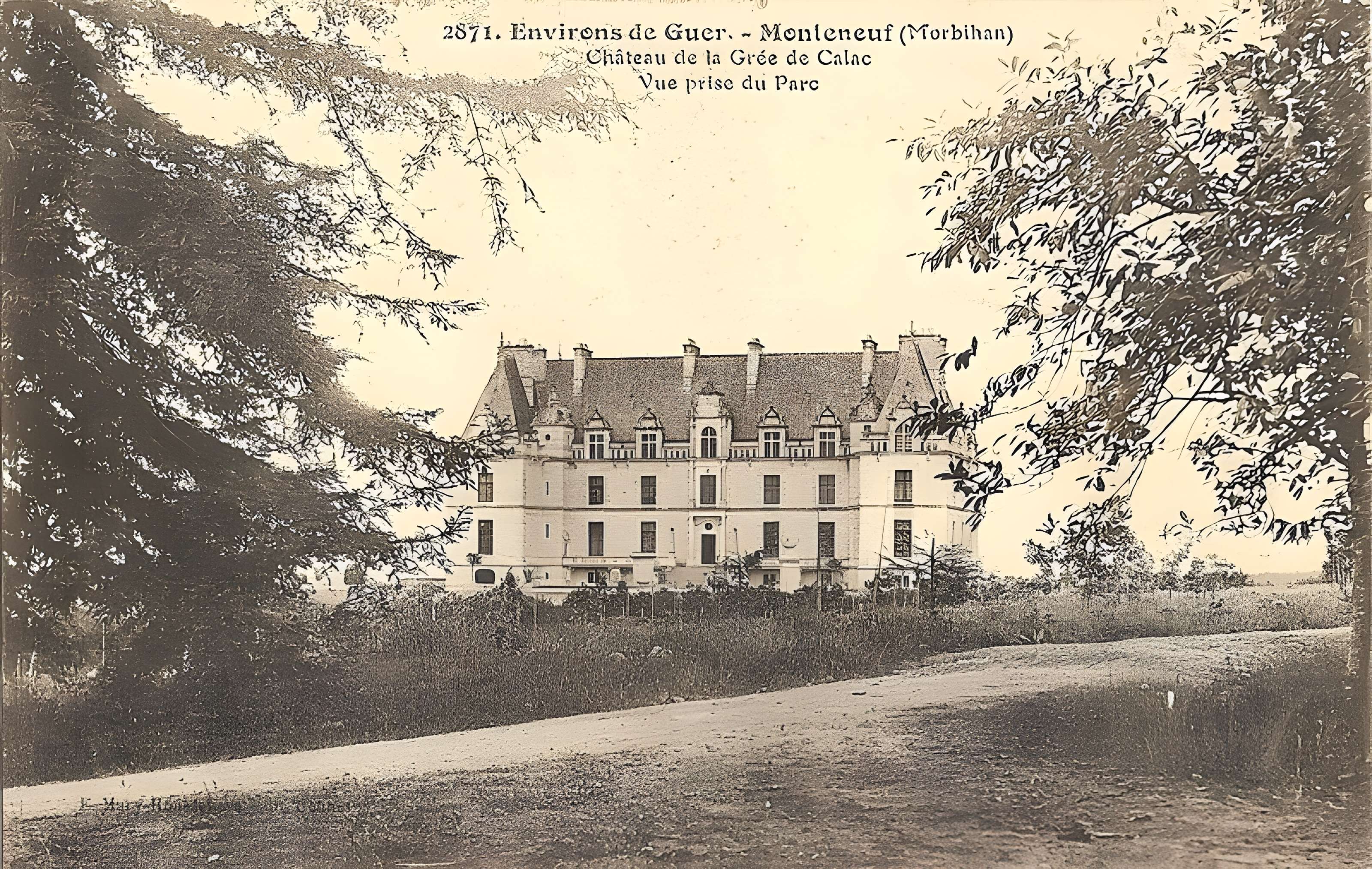 Château de la Grée de Callac (également sur commune d'Augan)