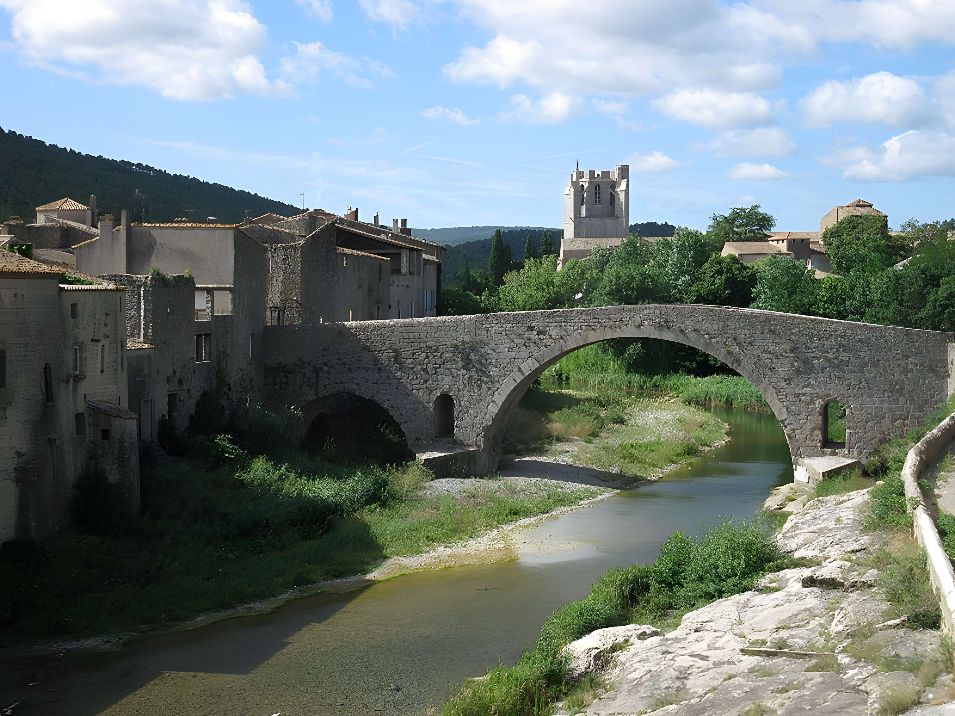 Pont de l'Abbaye à Lagrasse