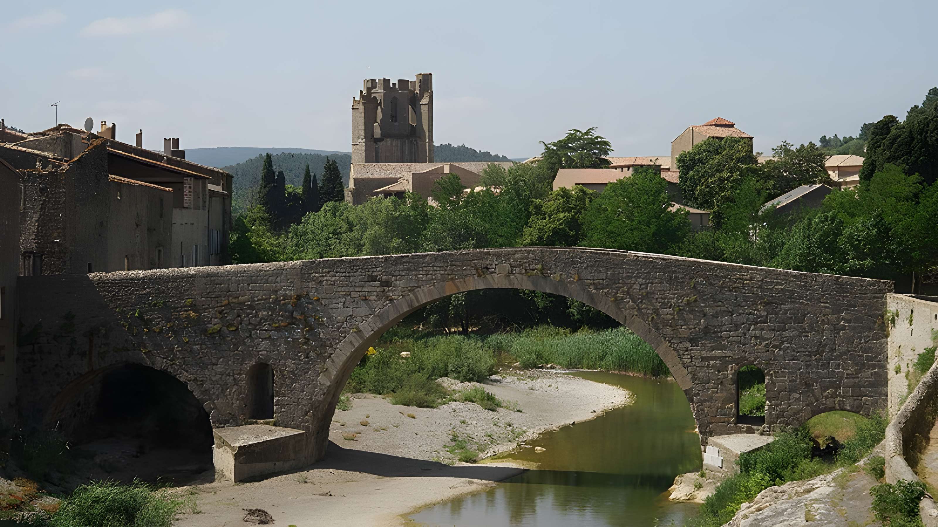 Pont de l'Abbaye à Lagrasse