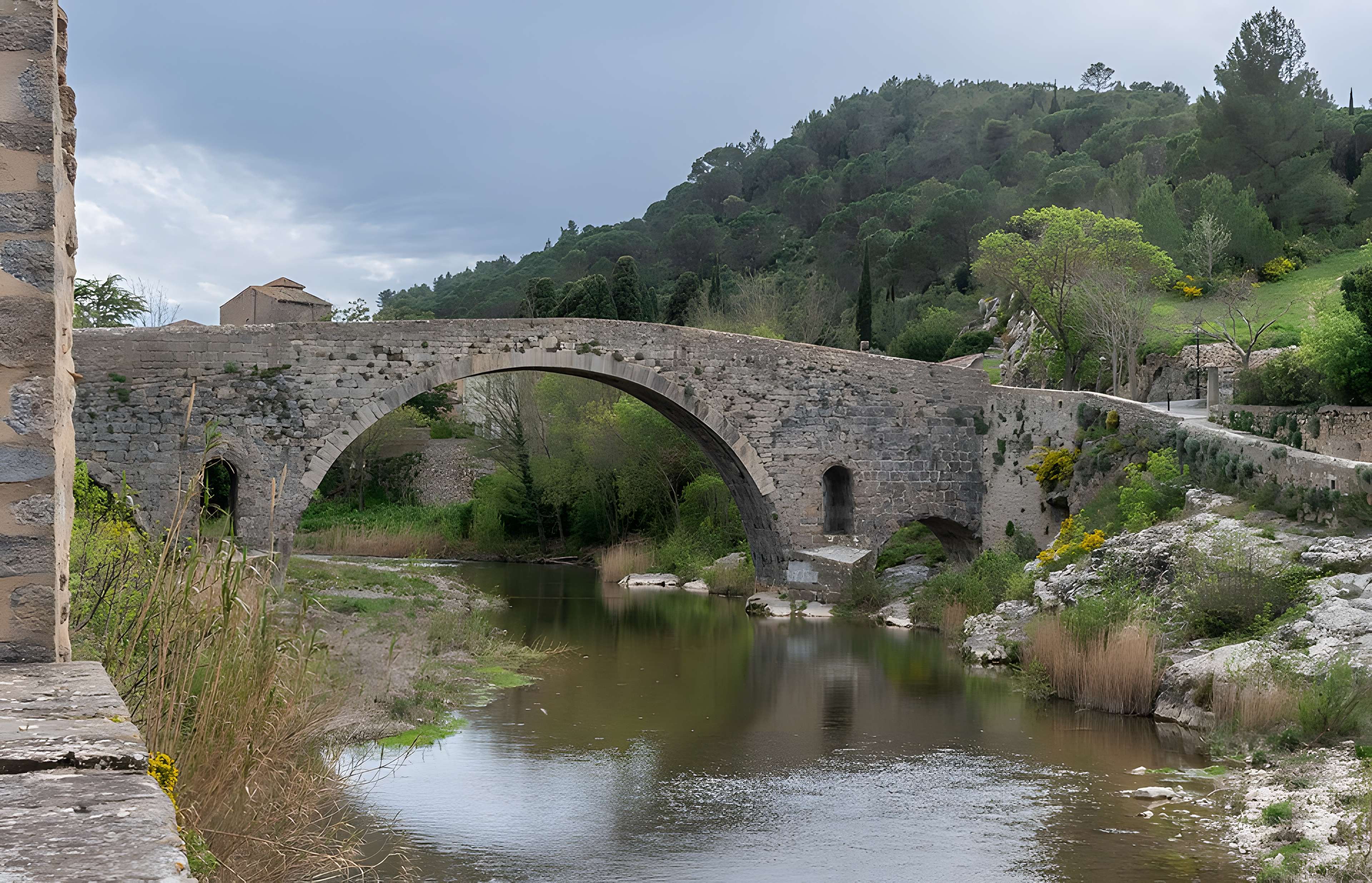 Pont de l'Abbaye à Lagrasse