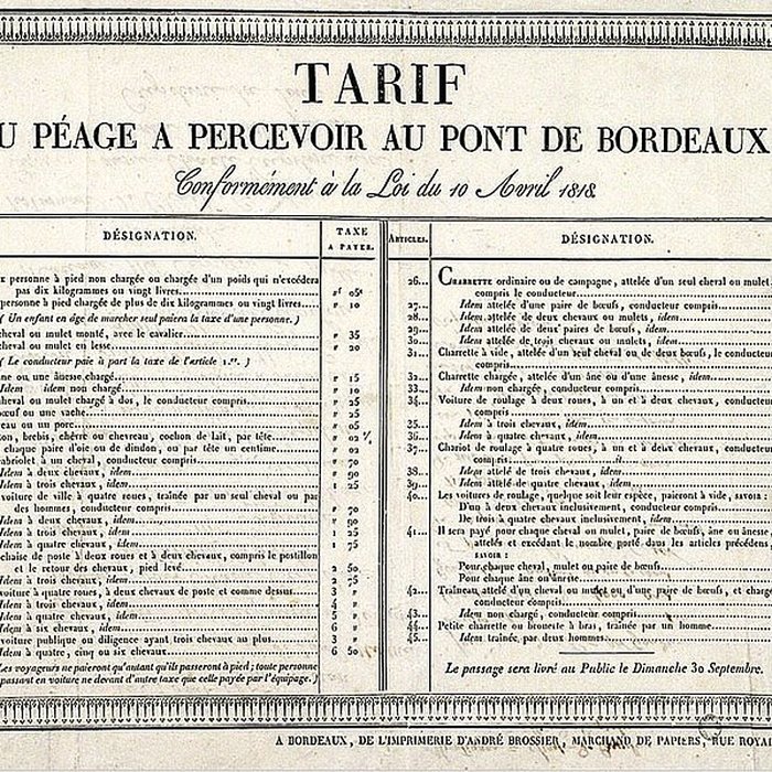 Photo de Pont de pierre à Bordeaux