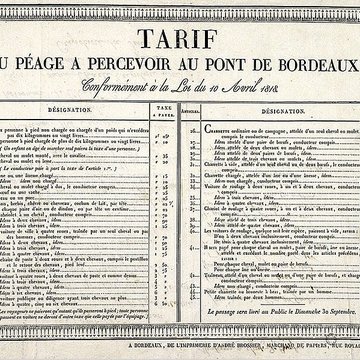 Pont de pierre à Bordeaux