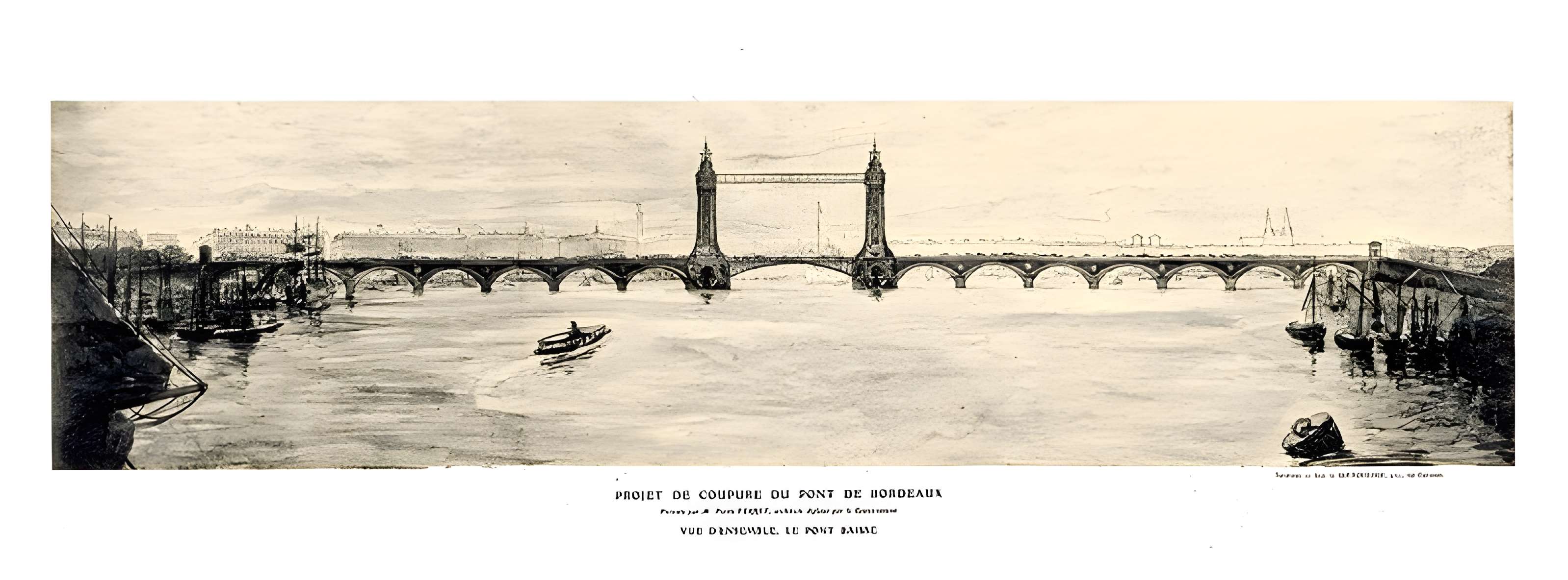 Pont de pierre à Bordeaux