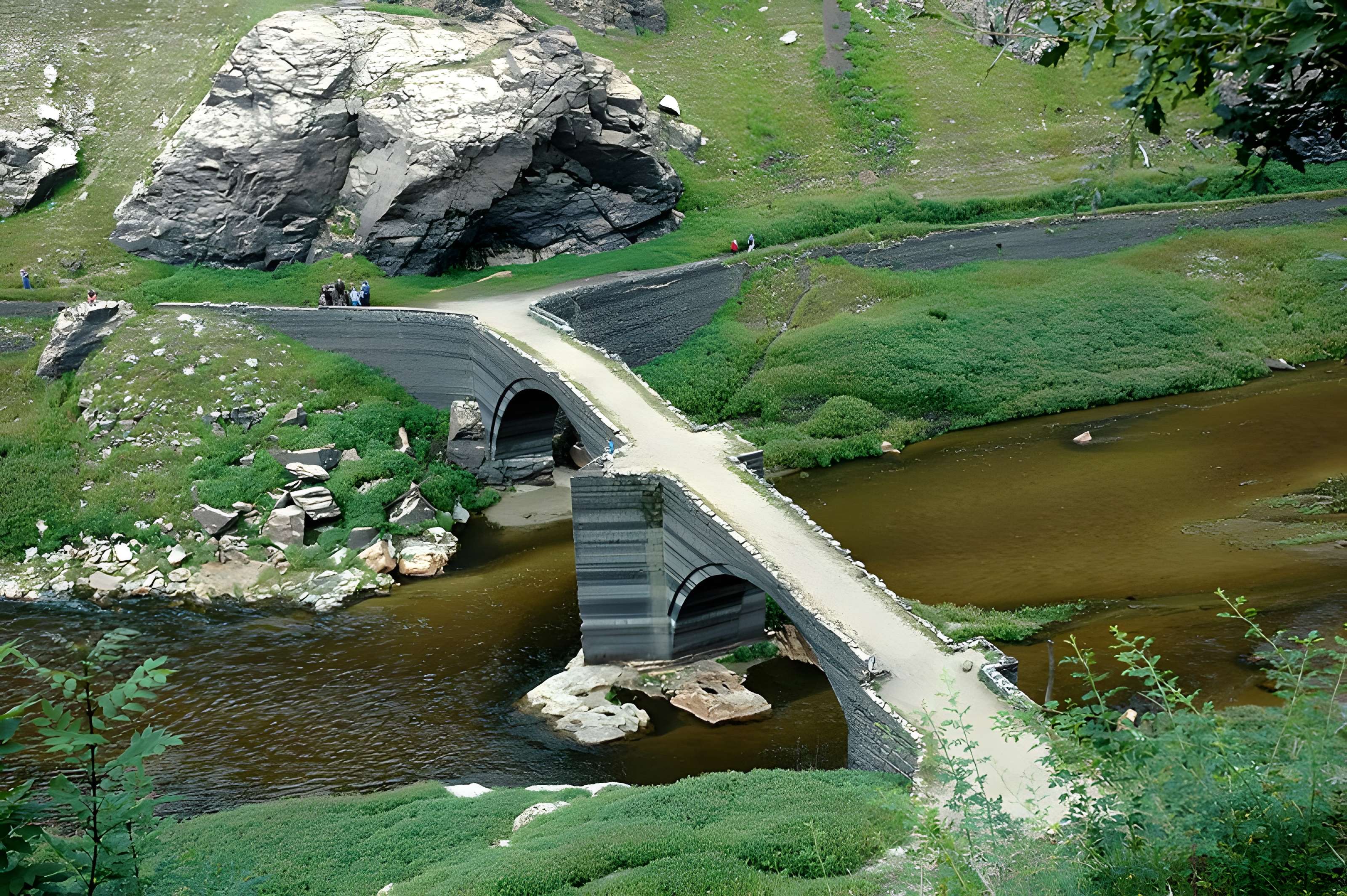 Pont de Tréboul à Sainte-Marie