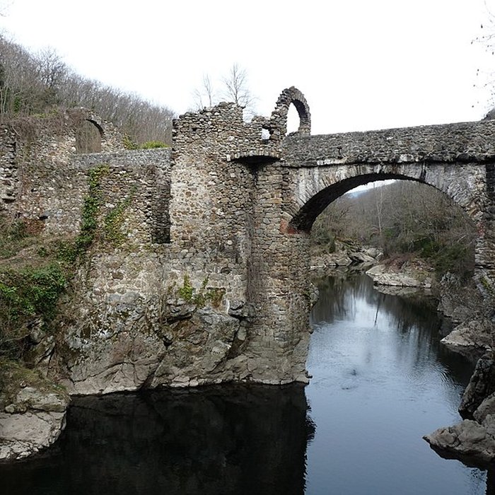 Photo de Pont du Diable sur lAriège, près de Mercus-Carrabet