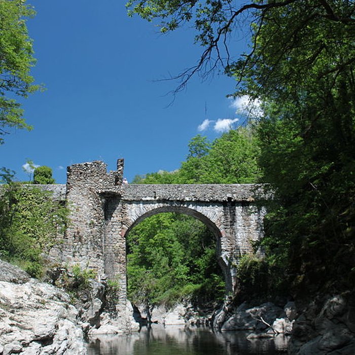 Photo de Pont du Diable sur lAriège, près de Mercus-Carrabet