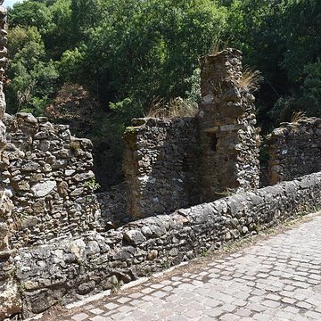 Pont du Diable sur lAriège, près de Mercus-Carrabet