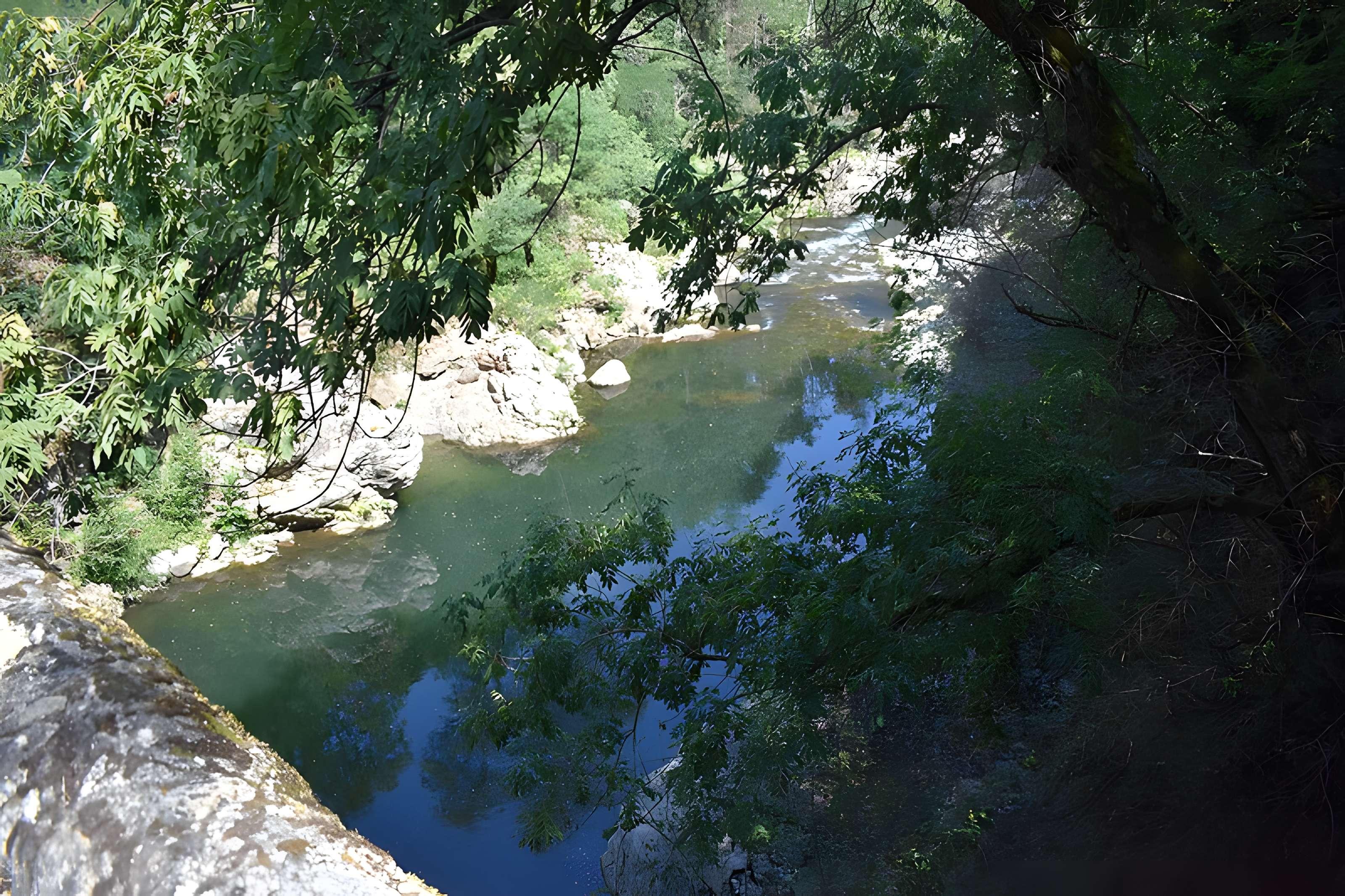 Pont du Diable sur l'Ariège, près de Mercus-Carrabet