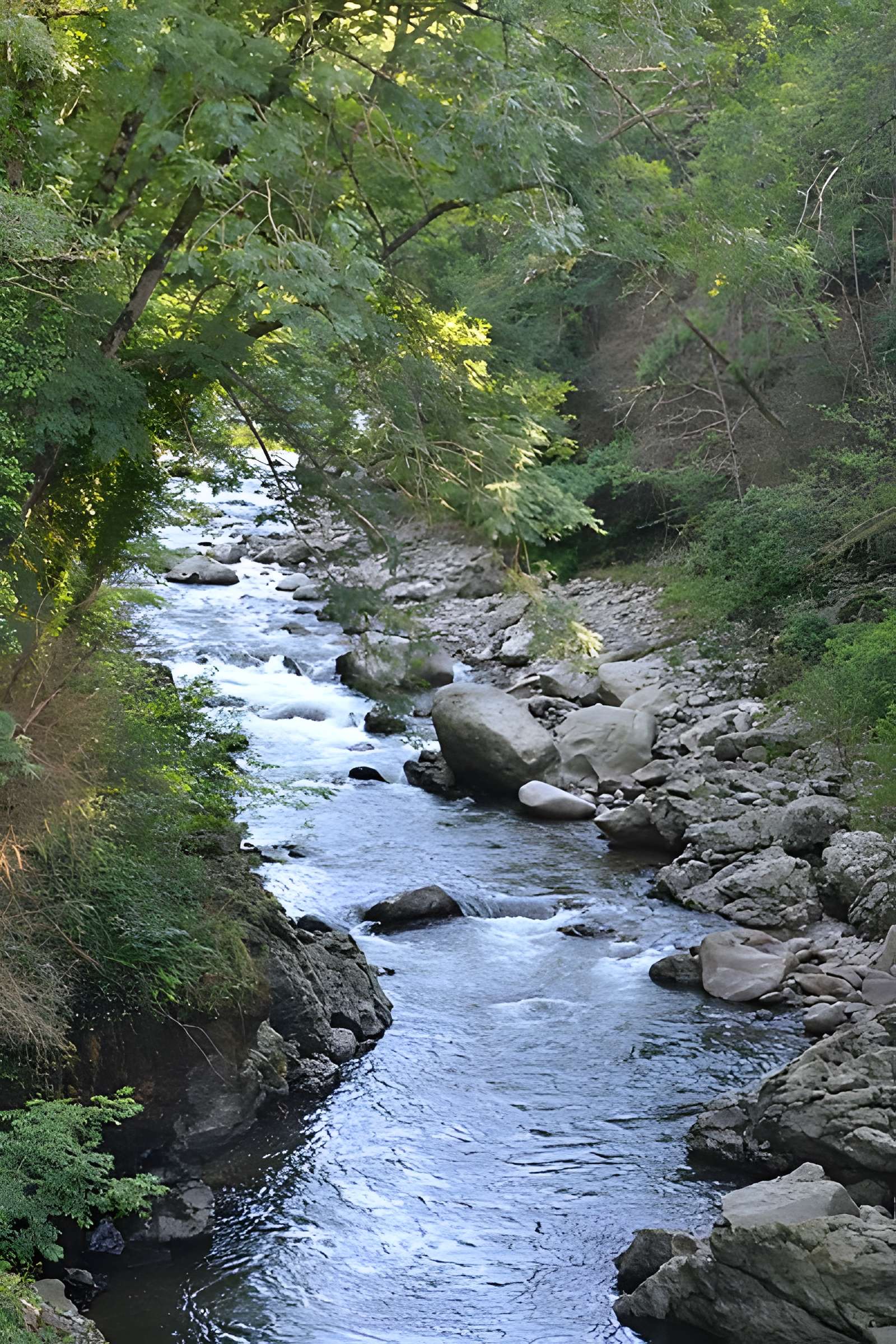 Pont du Diable sur l'Ariège, près de Mercus-Carrabet