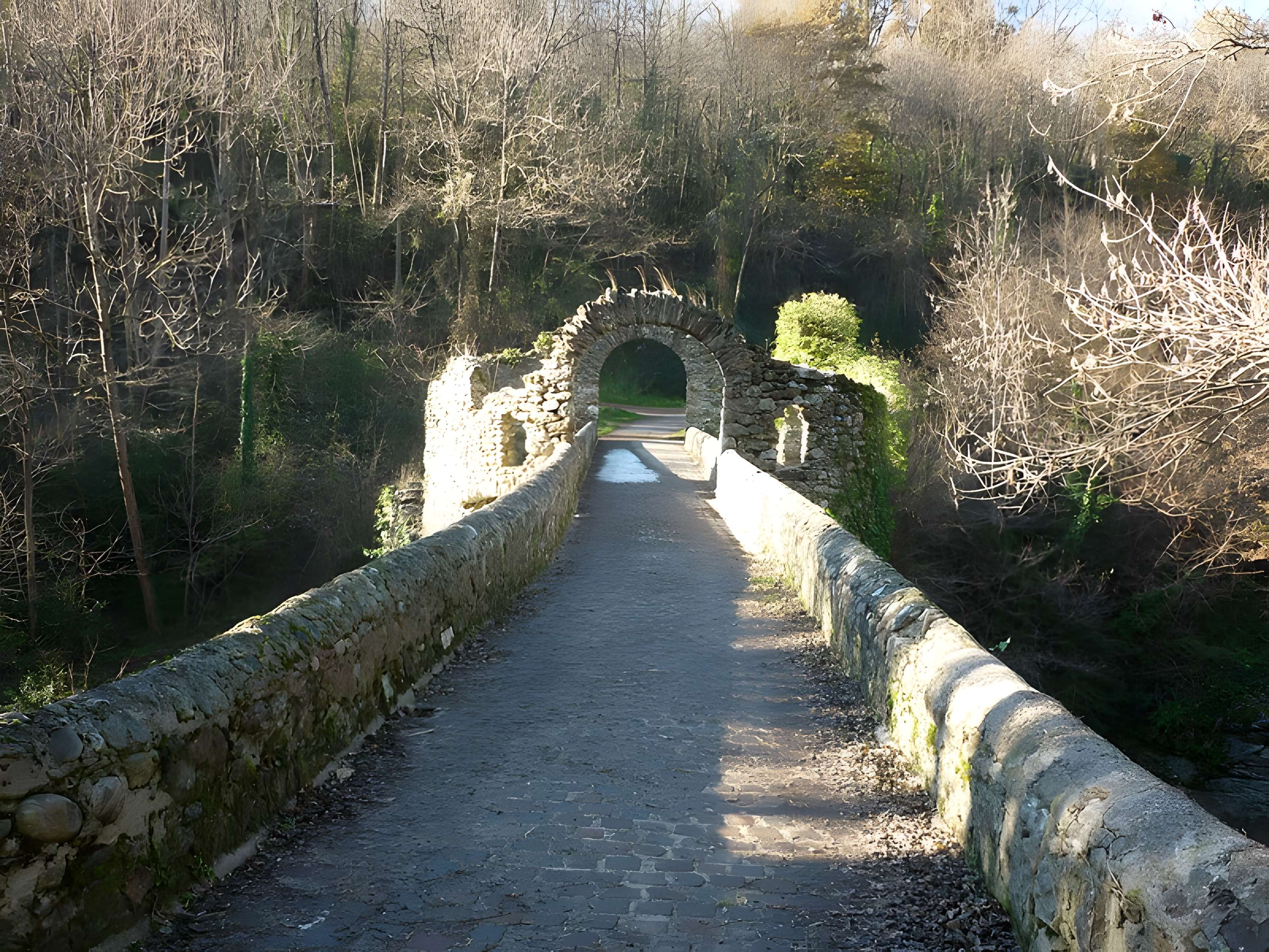 Pont du Diable sur l'Ariège, près de Mercus-Carrabet