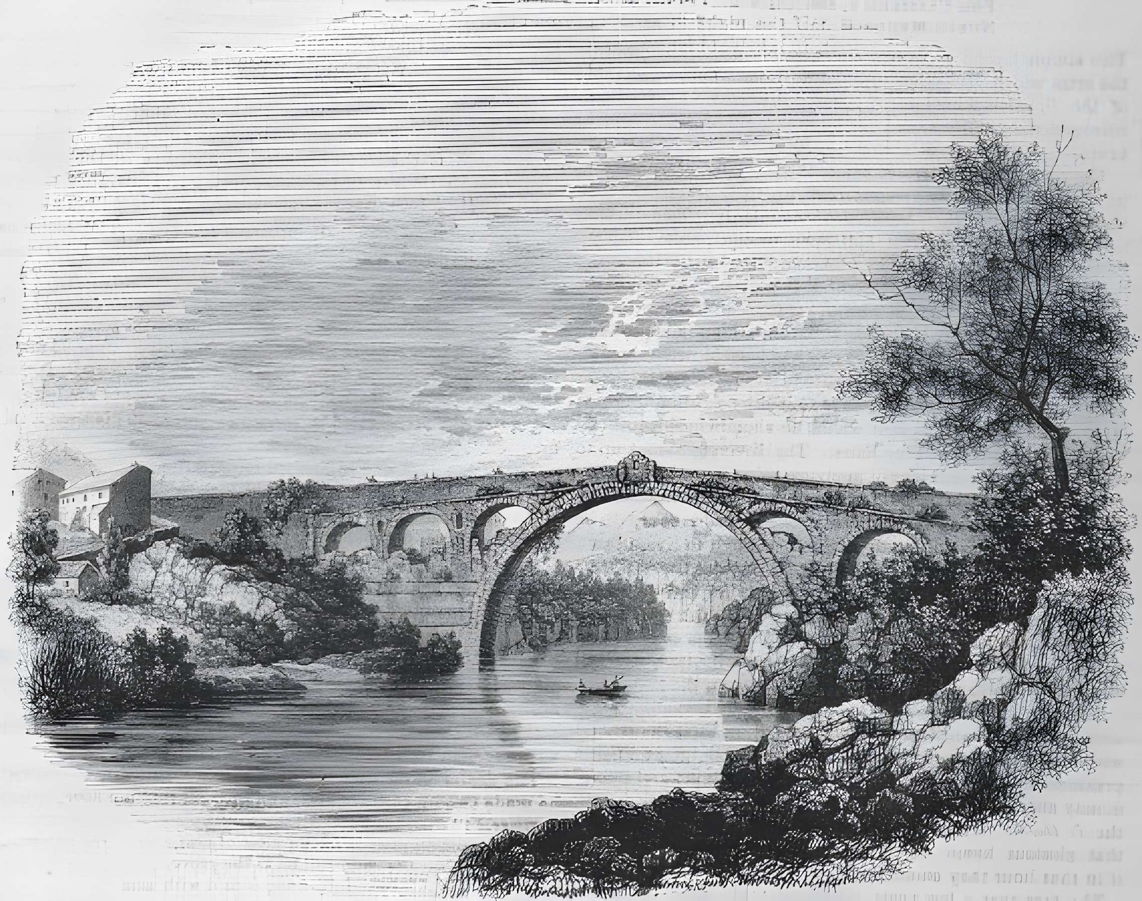 Pont du Diable sur le Tech à Céret