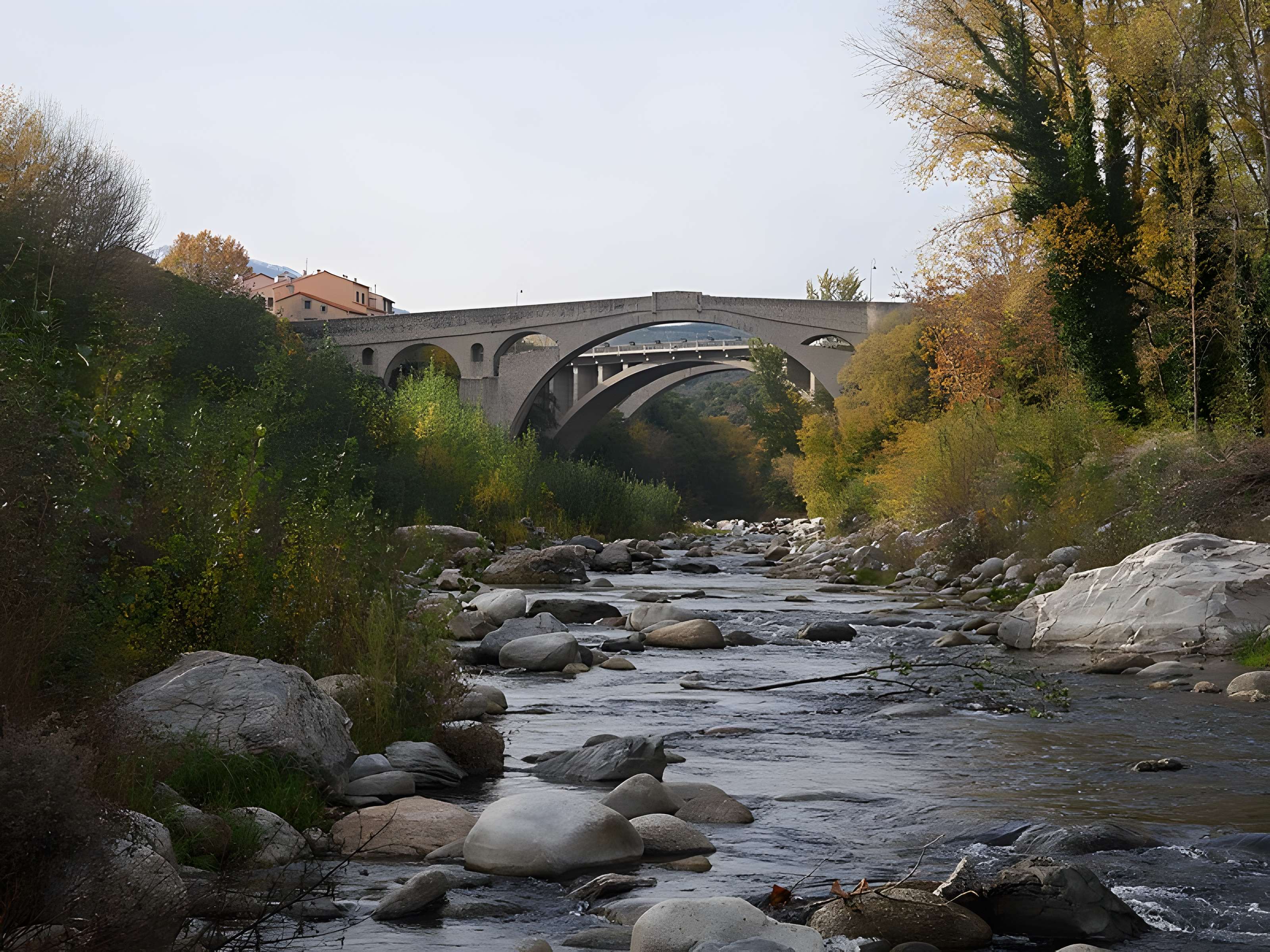 Pont du Diable sur le Tech à Céret
