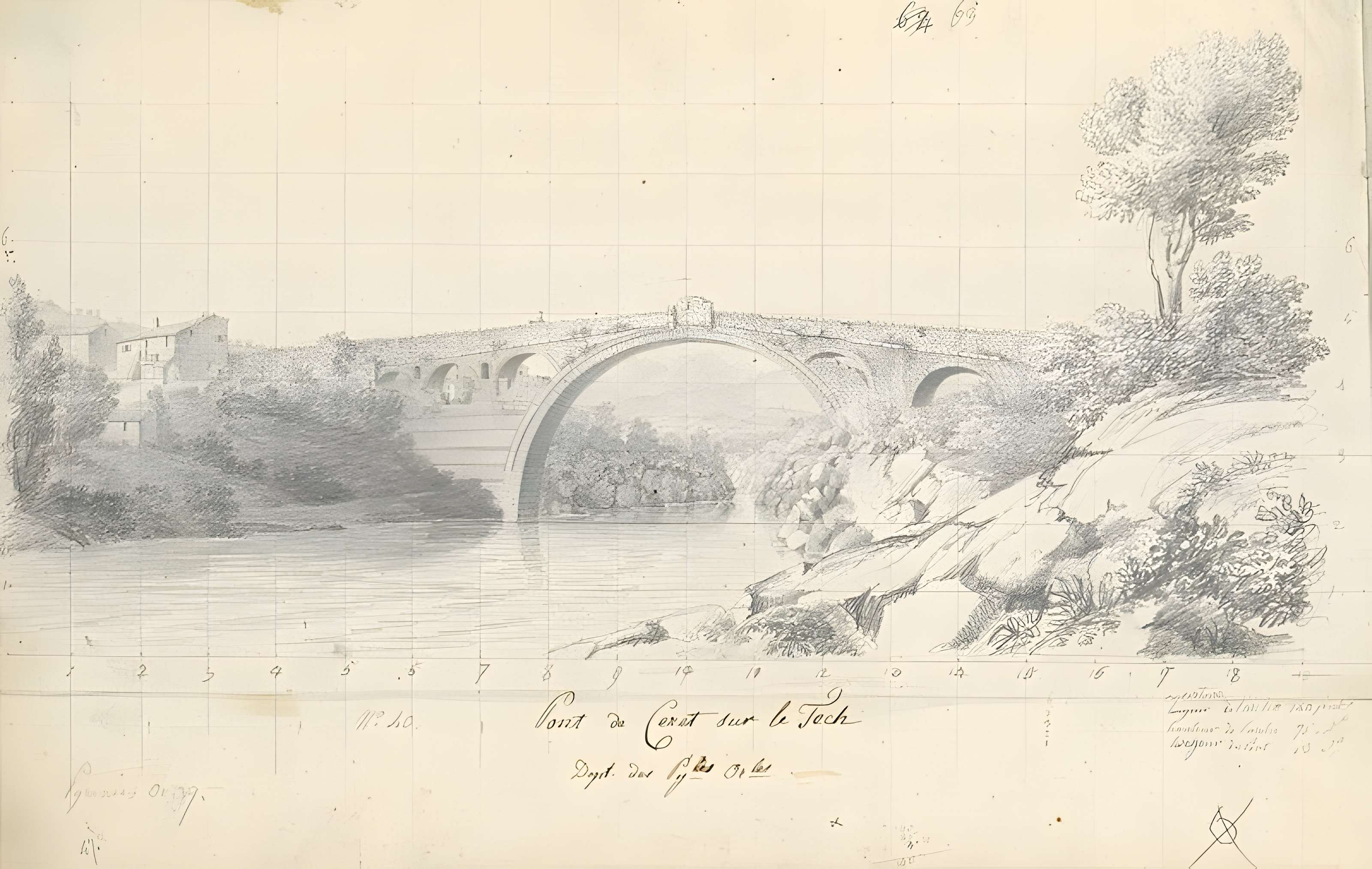 Pont du Diable sur le Tech à Céret