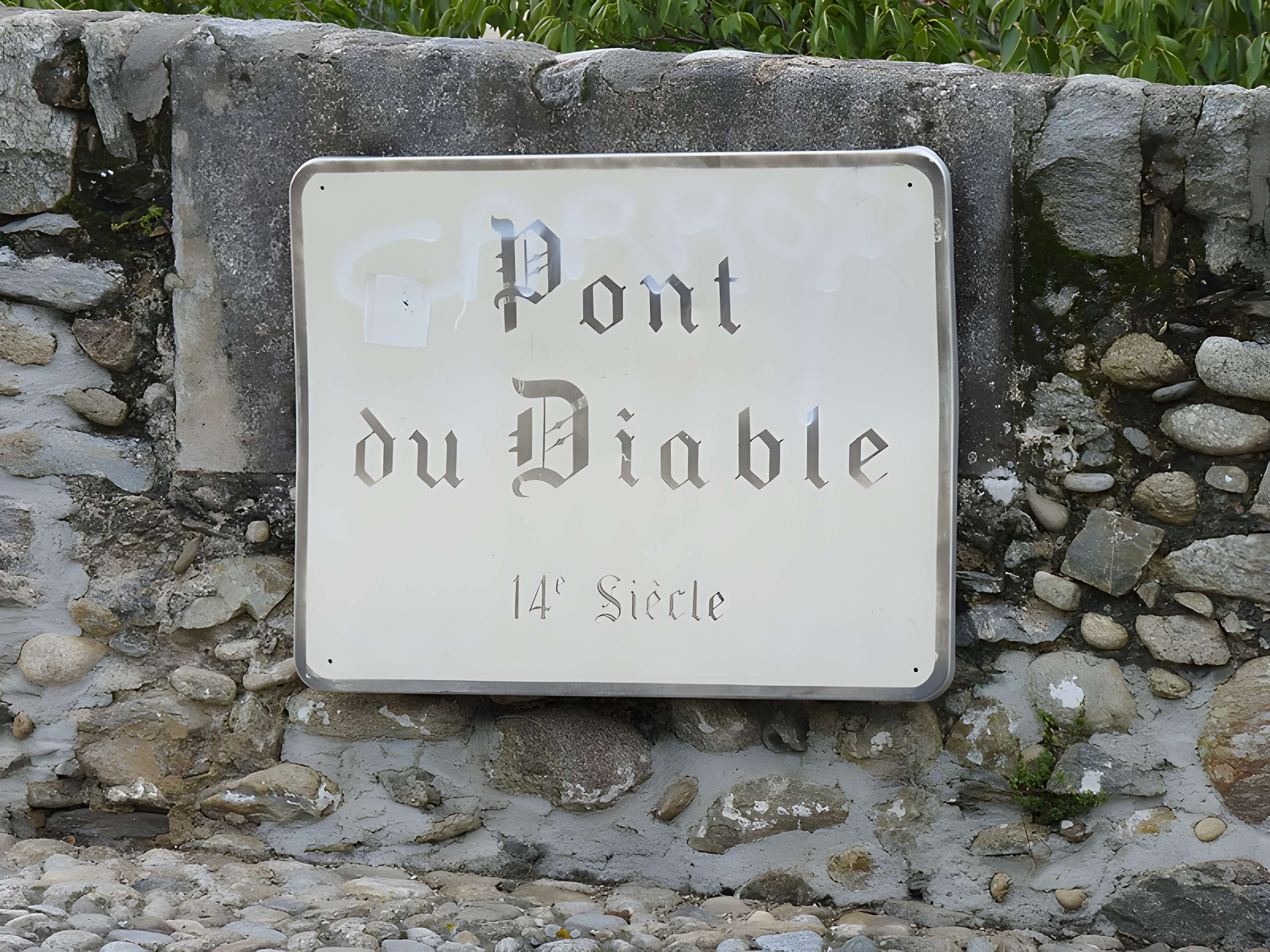 Pont du Diable sur le Tech à Céret