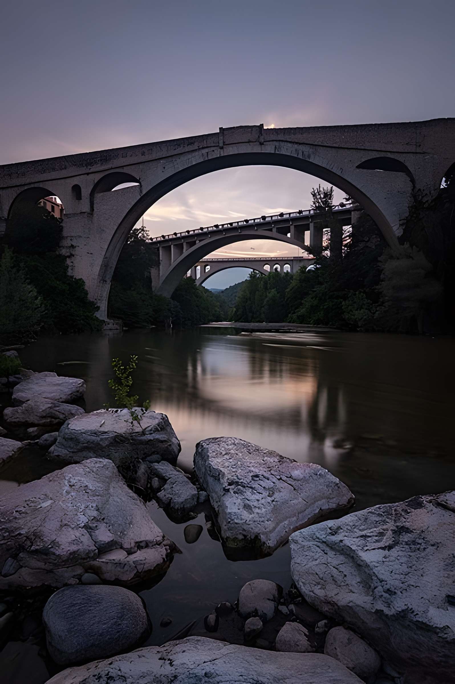 Pont du Diable sur le Tech à Céret