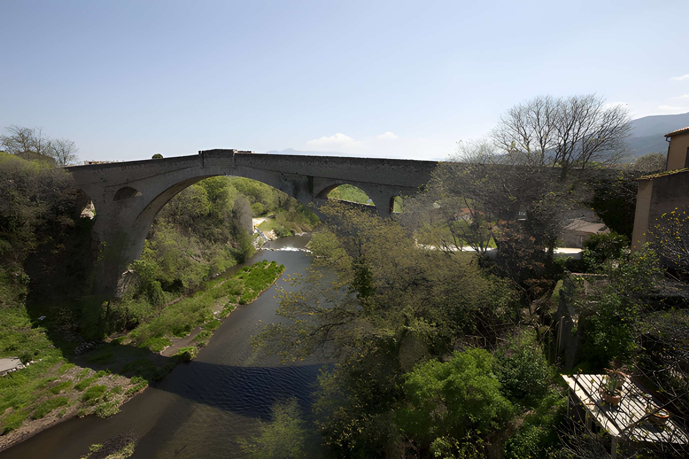 Pont du Diable sur le Tech à Céret