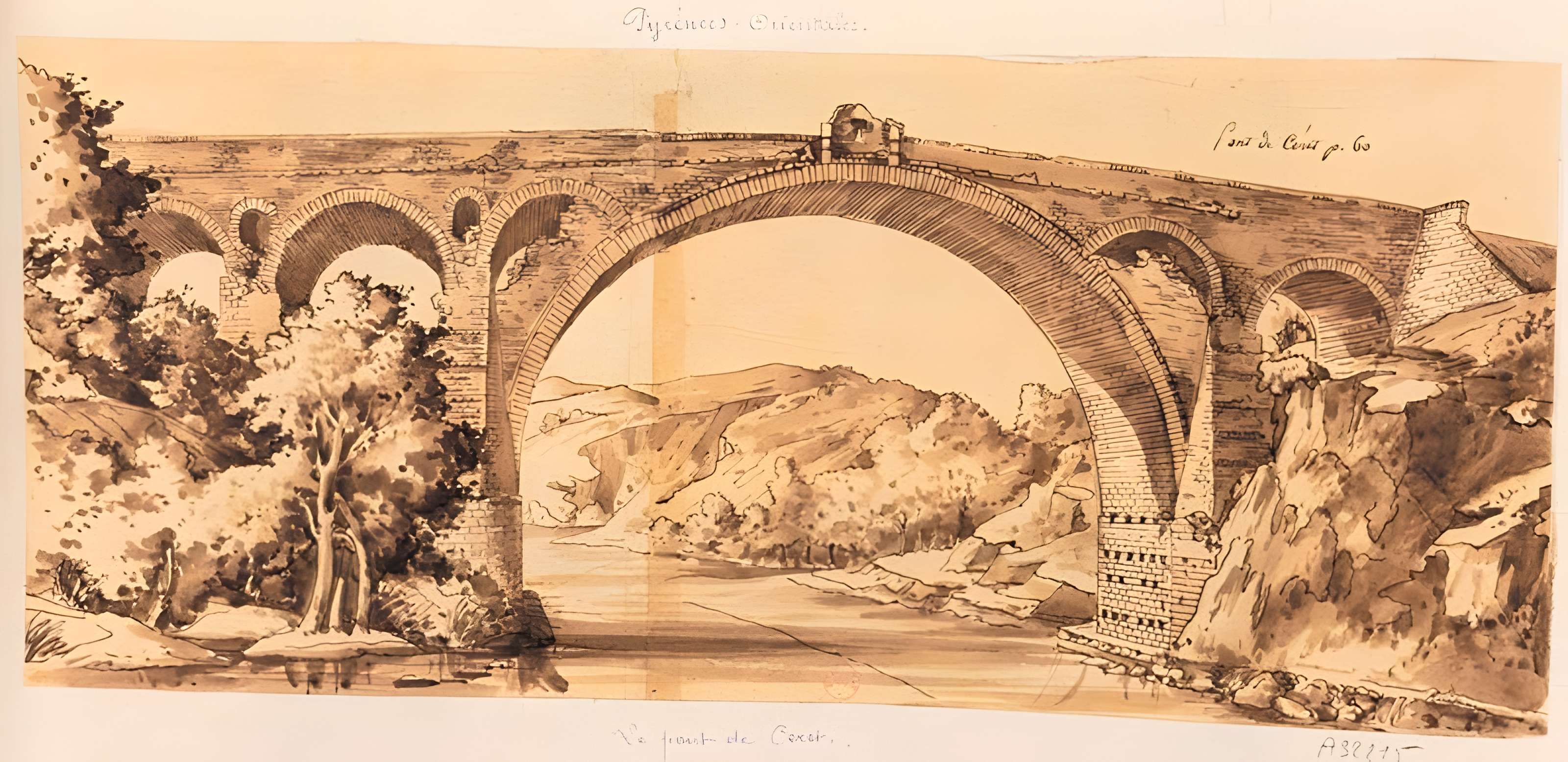 Pont du Diable sur le Tech à Céret