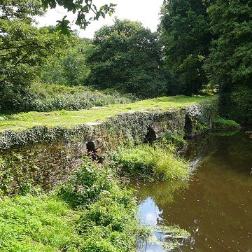 Pont gaulois dit de Sainte-Catherine également sur commune de Plounévézel, dans le Finistère