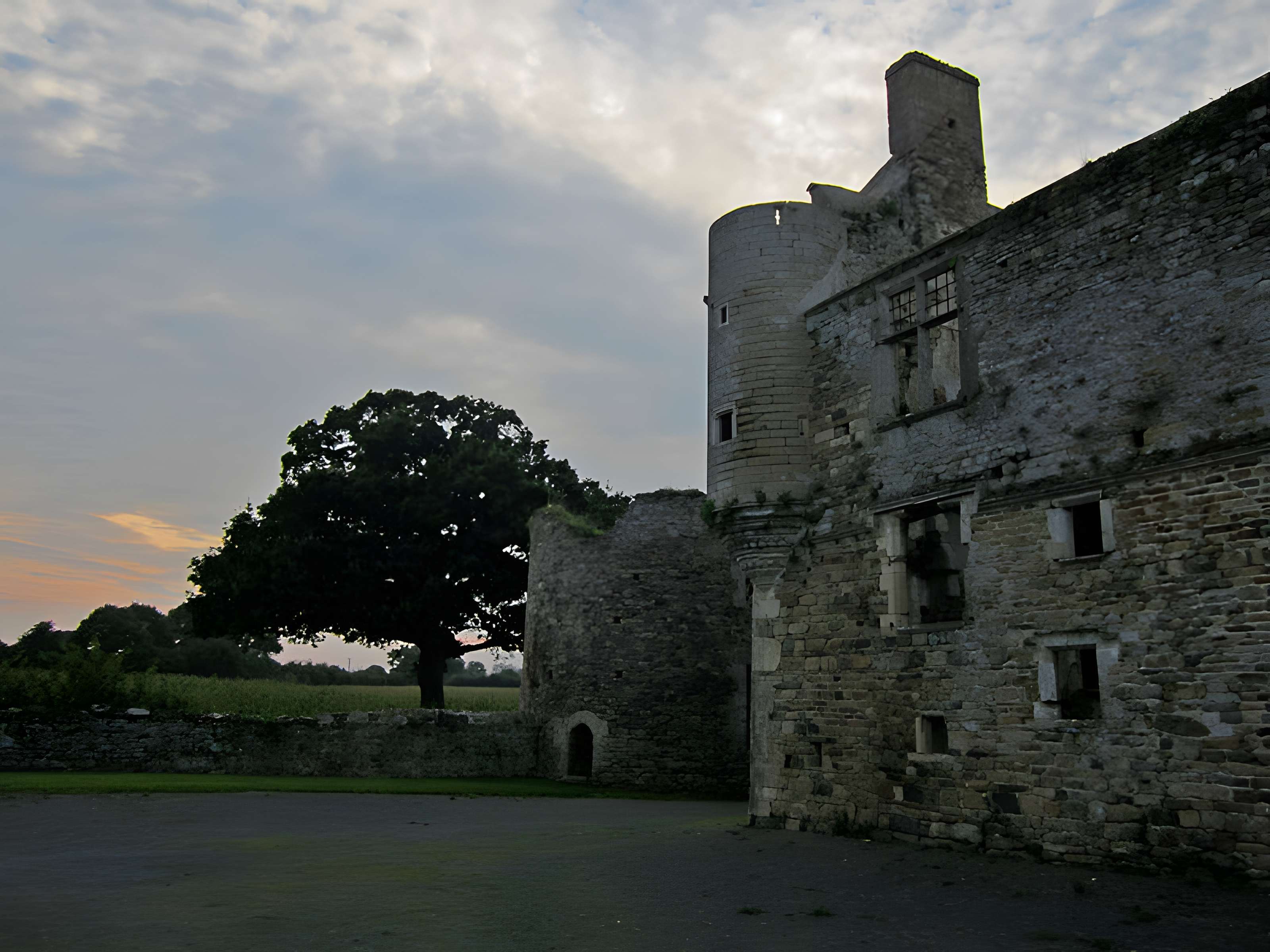 Ensemble des ruines du château de Montfort