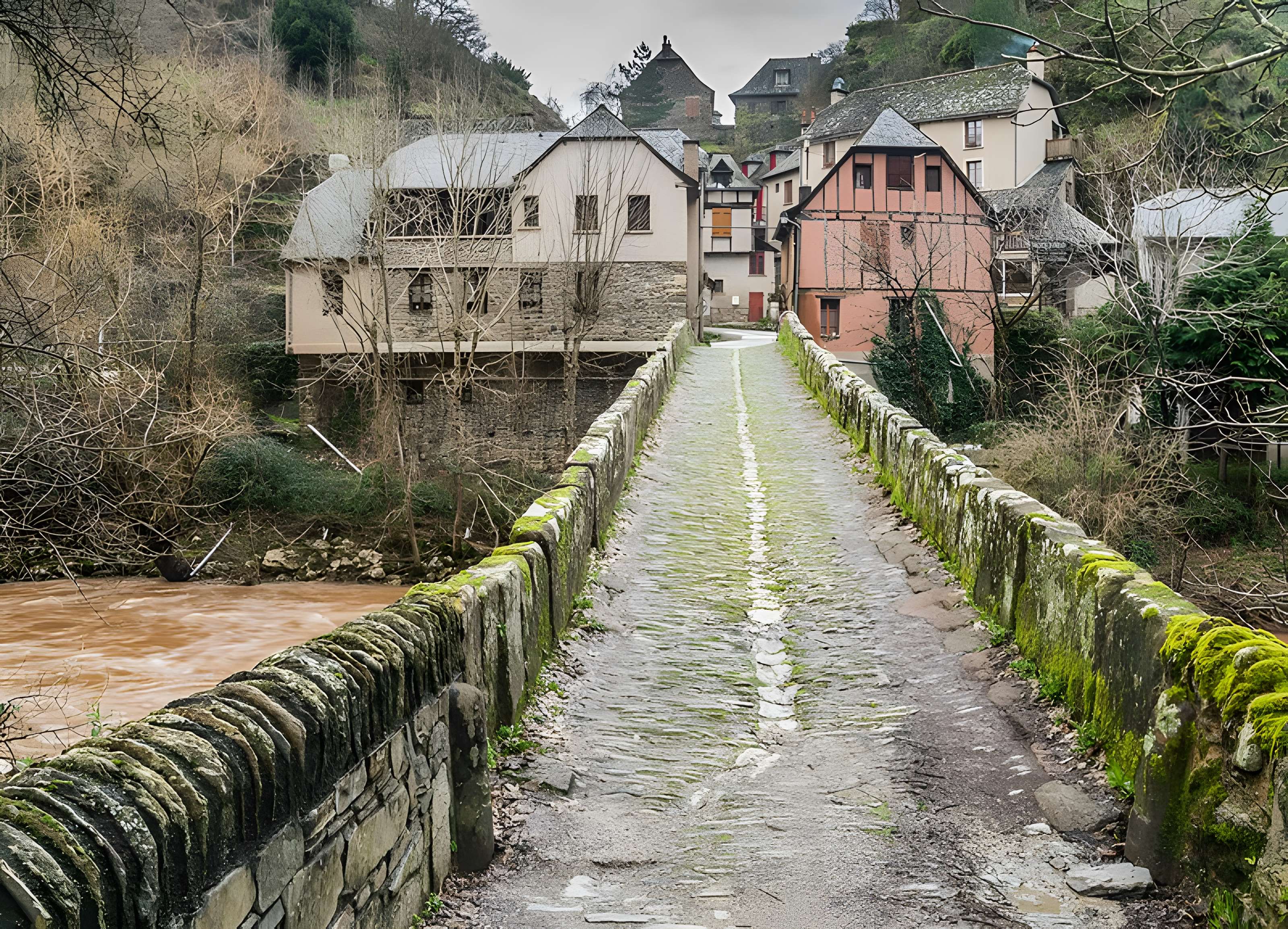 Pont sur le Dourdou à Conques