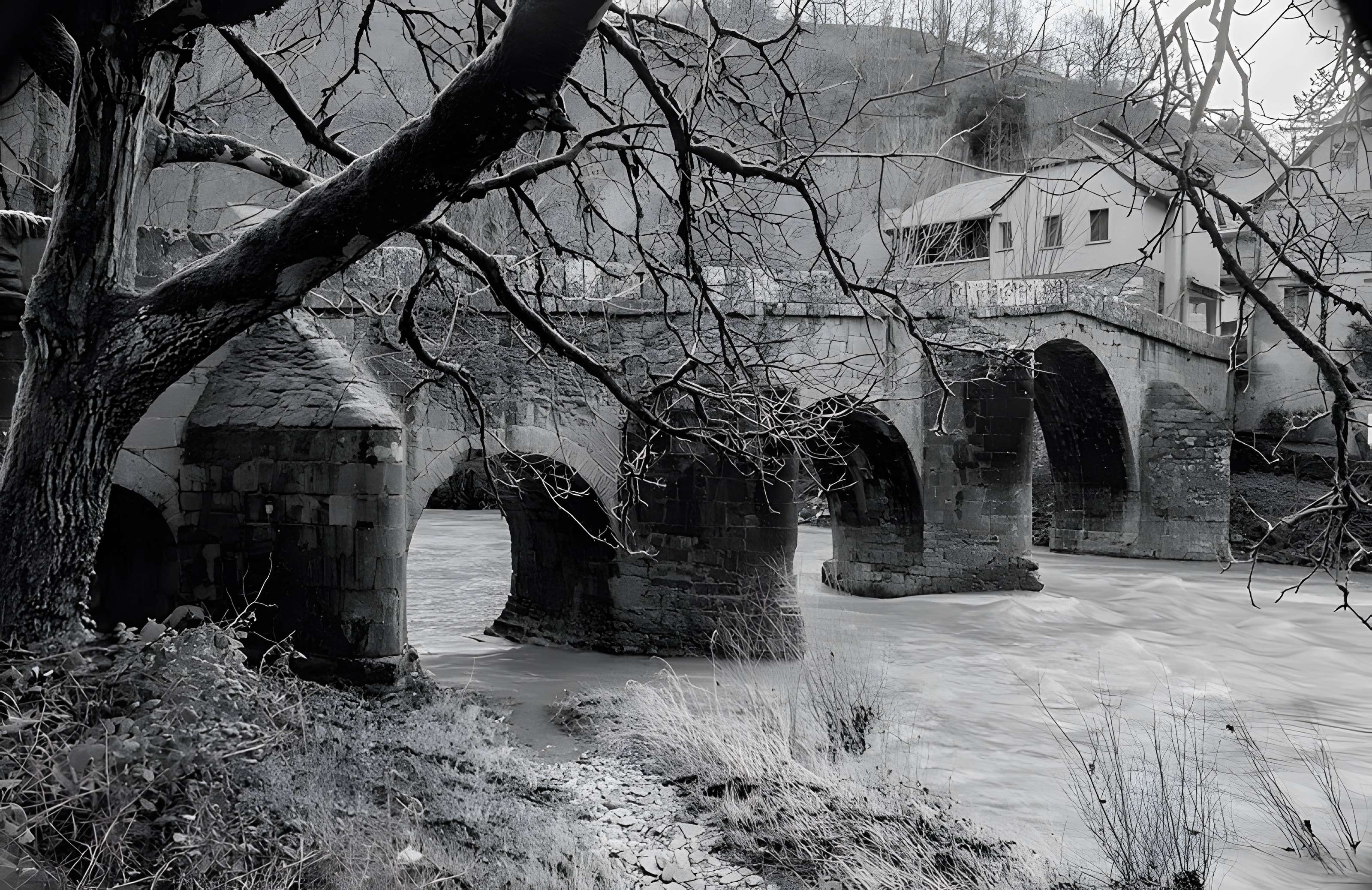 Pont sur le Dourdou à Conques